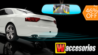 [Image: Retrovisor con Cámara de Reversam]