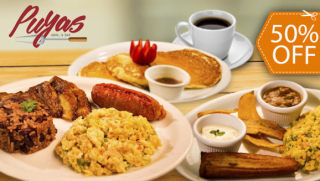 [Image: Paga $1 y Consume $16 en los Desayunos de Puyas Grillm]