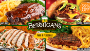 [Image: PRUEBA-NO COMPRAR¡Paga $29.99 en Lugar de $72.99 por Banquete para 4 Personas con: 1 Entrada de Aros de Cebollas + 4 Platos Fuertes a Elección entre: Grilled Sirloin, Chipotle Burger, Carbonara Pasta, Chicken Tender o Baby Ribs!m]